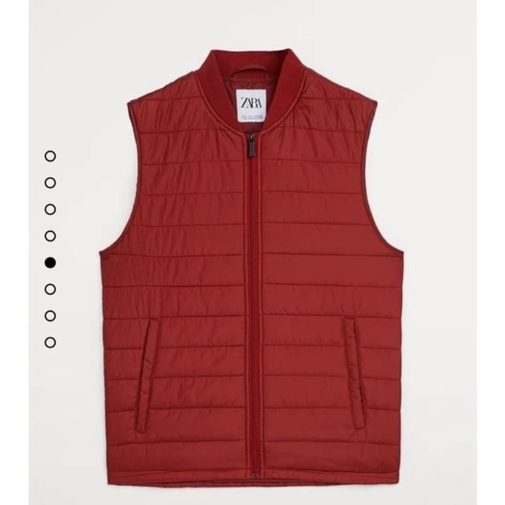 ZARA Men Puffer Vest Mens Size M - Picture 3 of 14